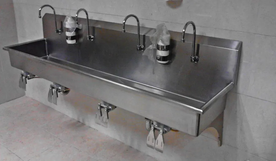 Lavamanos industrial, fabricado por MEKANEX